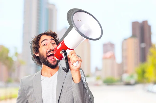 Junger verrückter Mann — Stockfoto