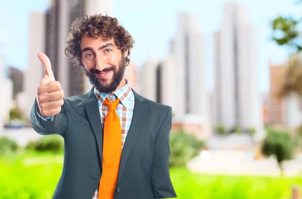 Junger verrückter Mann — Stockfoto