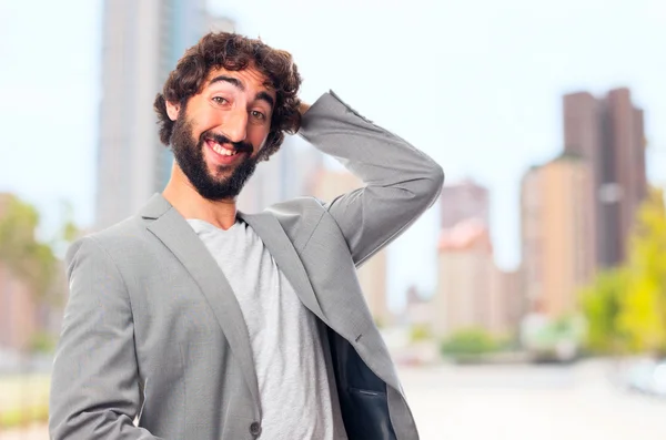 Junger verrückter Mann — Stockfoto