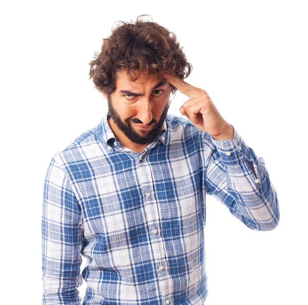 Young bearded man — Stock Photo, Image