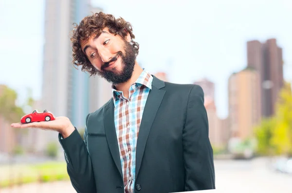 Young crazy man — Stock Photo, Image