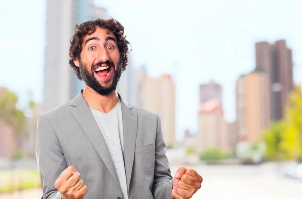 Young crazy man — Stock Photo, Image