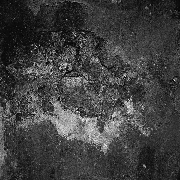 Grunge mur noir — Photo