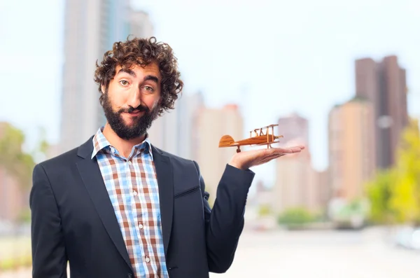 Junger verrückter Mann — Stockfoto