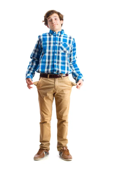 Young poor boy — Stock Photo, Image