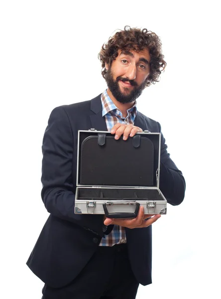 Young crazy man — Stock Photo, Image