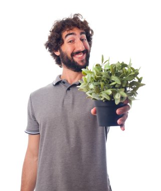 Genç deli adam