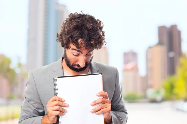 Young crazy man — Stock Photo, Image