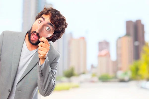 Junger verrückter Mann — Stockfoto