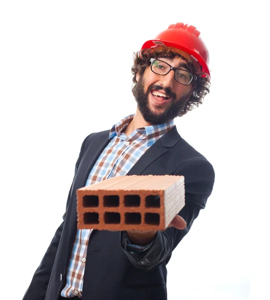 Young crazy man — Stock Photo, Image