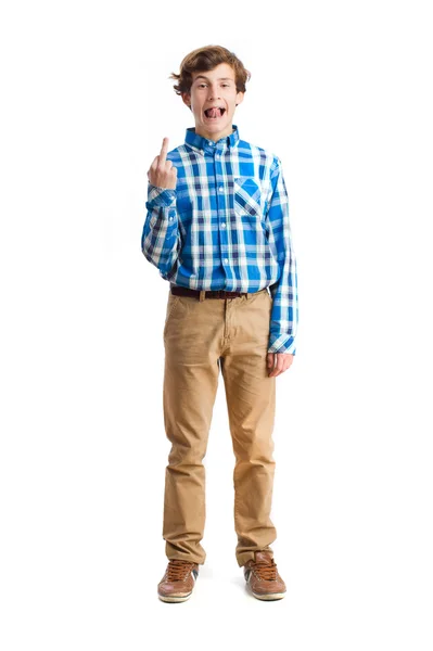 Young disagreement boy — Stock Photo, Image