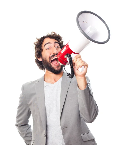 Junger verrückter Mann — Stockfoto