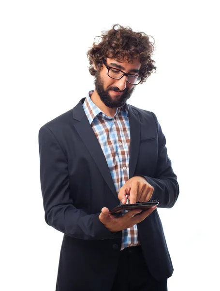 Young crazy man — Stock Photo, Image