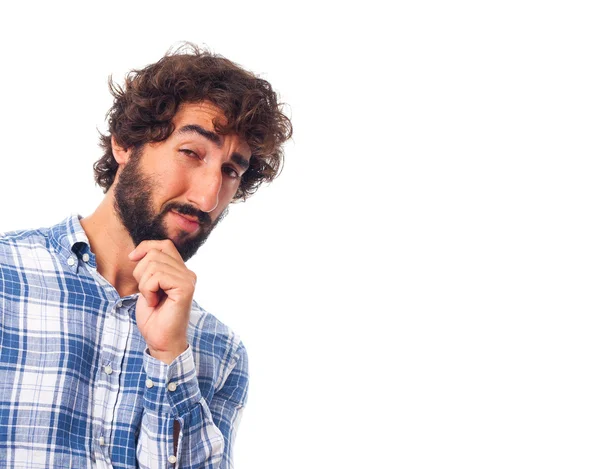 Young man thinking — Stock Photo, Image