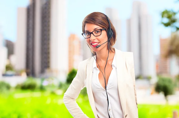 Young cool woman manager — Stock Photo, Image