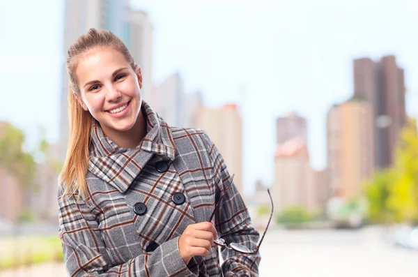 Young cool woman confident — Stock Photo, Image