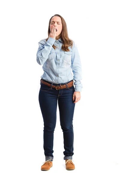 Bored young girl — Stock Photo, Image