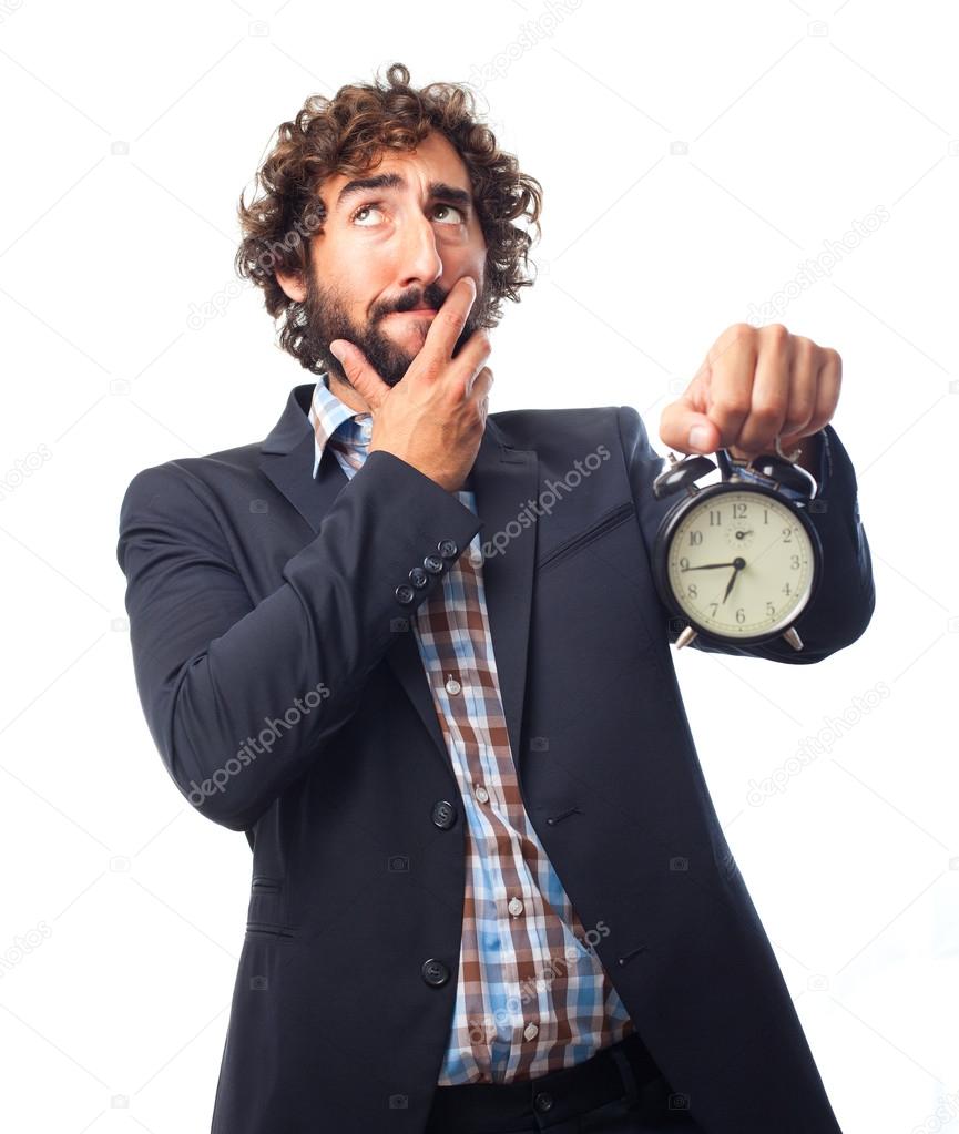 Young crazy man — Stock Photo © kues 65271461