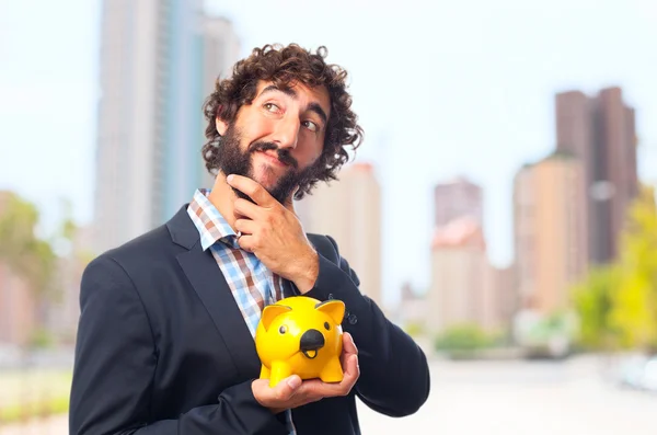 Junger verrückter Mann — Stockfoto