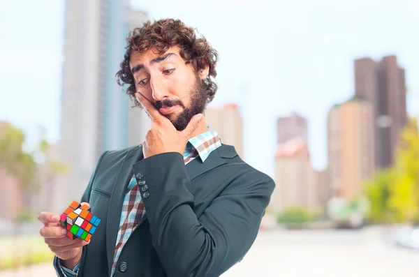 Junger verrückter Mann — Stockfoto