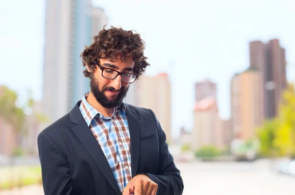 Young crazy man — Stock Photo, Image