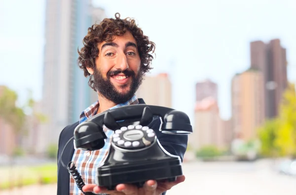 Young crazy man — Stock Photo, Image