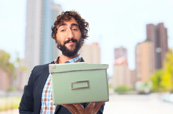 Young crazy man — Stock Photo, Image