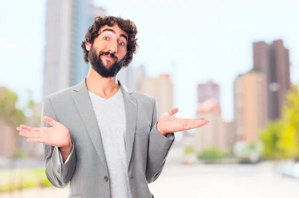 Young crazy man — Stock Photo, Image