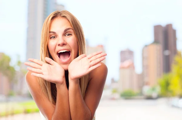 Young cool woman — Stock Photo, Image