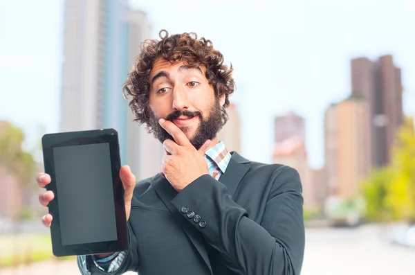 Young crazy man — Stock Photo, Image