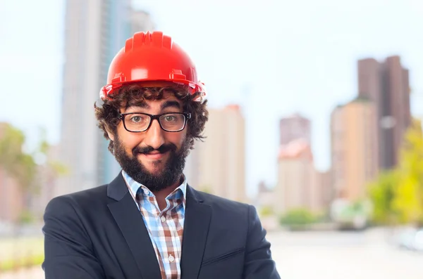 Young crazy man — Stock Photo, Image