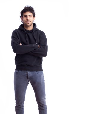 Gurur çocuk silah ile poz geçti