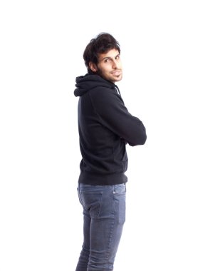 Gururlu adam poz