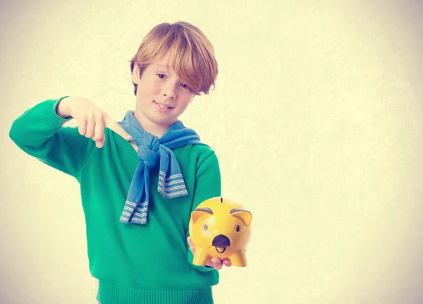 Voor de gek houden een piggy bank — Stockfoto