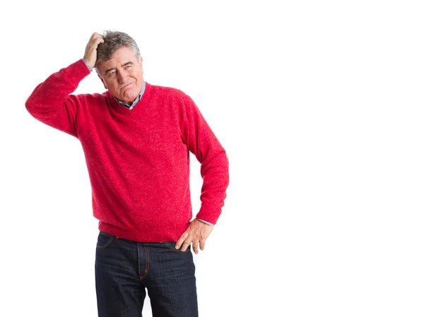 Pensive man posing — Stock Photo, Image