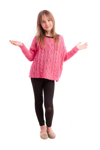 Young girl doubting — Stock Photo, Image