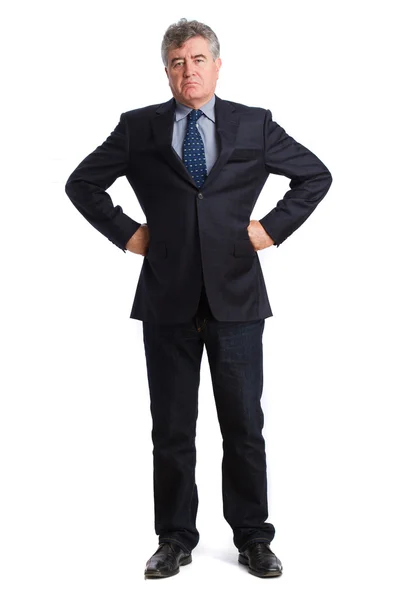 Arrogant man posing — Stock Photo, Image