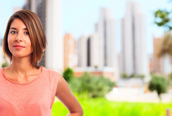 Young cool woman — Stock Photo, Image