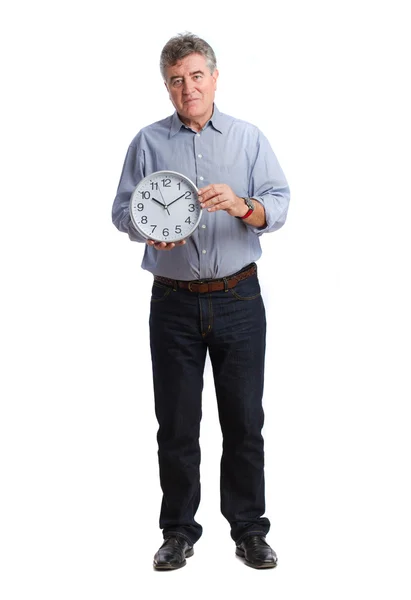 Hombre con un reloj —  Fotos de Stock