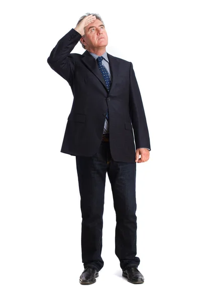 Businessman wondering — Stock Photo, Image