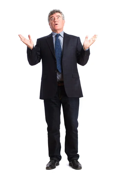 Confused man posing — Stock Photo, Image