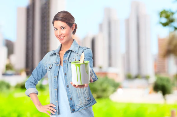 Young cool woman — Stock Photo, Image