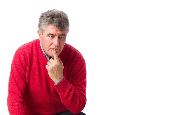 Pensive man posing — Stock Photo, Image