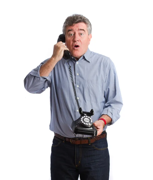 Man receiving a call — Stock Photo, Image