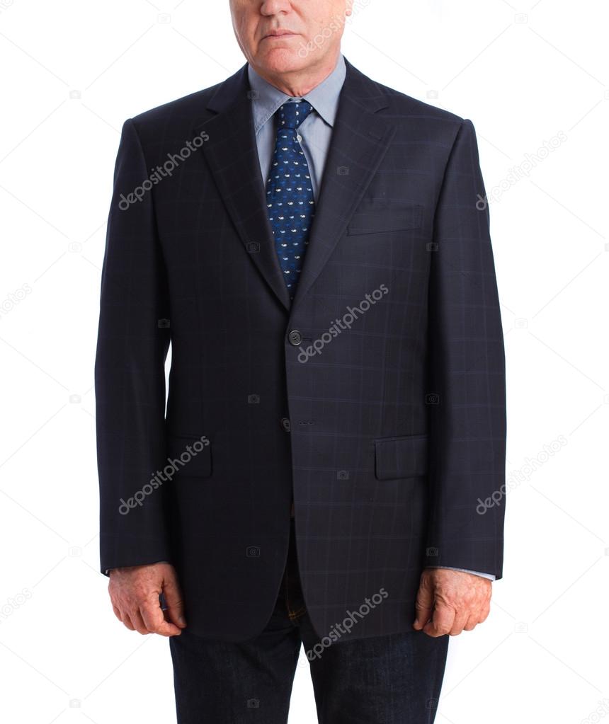 Businessman posing