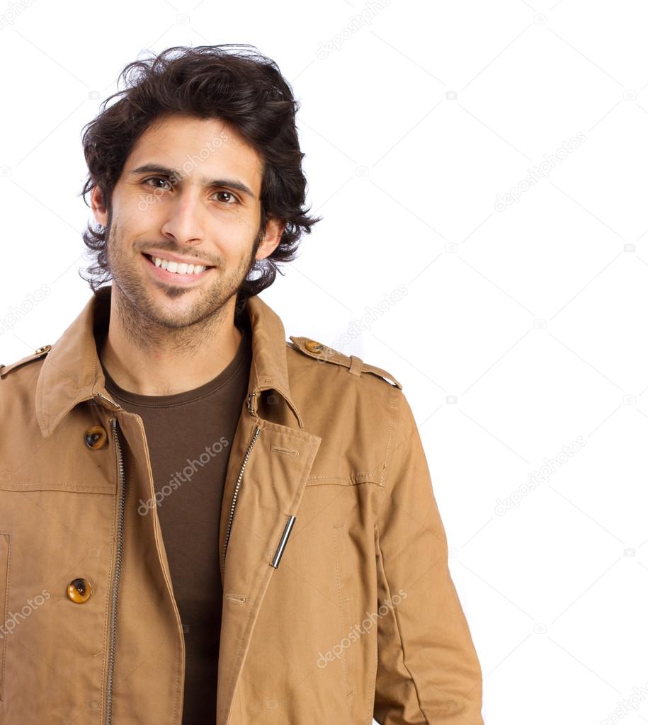 Hindu cool young man smiling gesture