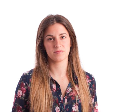 Dalgın bir kız closeup