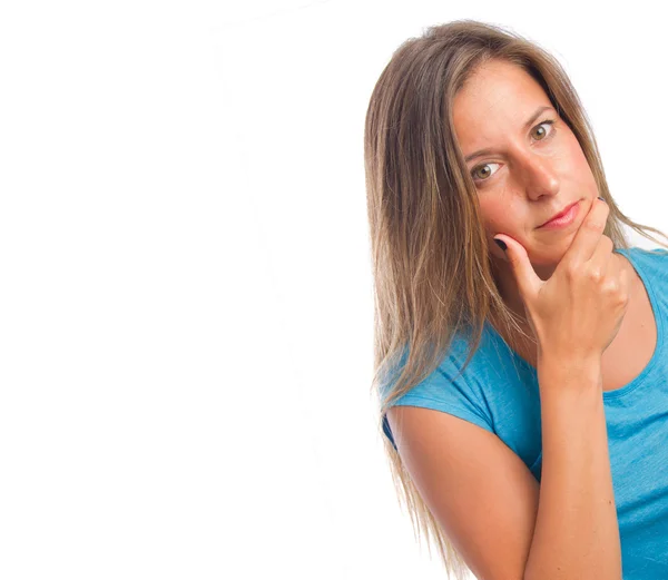 Pensive girl posing — Stock Photo, Image