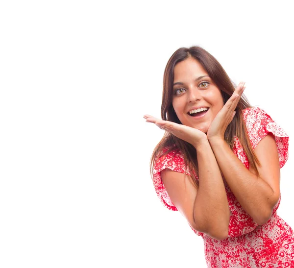 Chica engreída posando — Foto de Stock