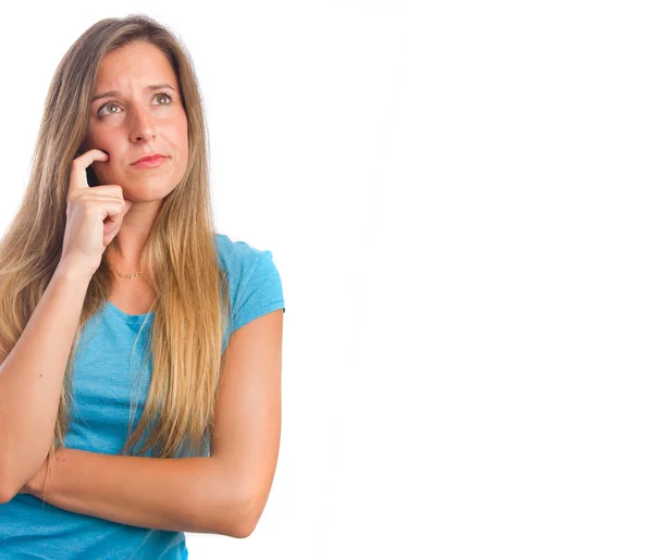 Pensive girl posing — Stock Photo, Image